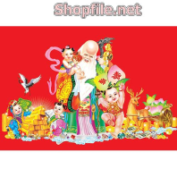 Vector phúc lộc thọ và các vị thần khác