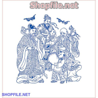 Vector hình vẽ phúc lộc thọ