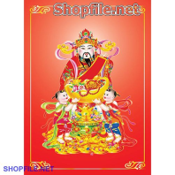 Vector bao lì xì in hình thần tài