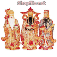 Vector tượng 3 ông phúc lộc thọ đẹp