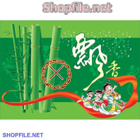 Vector rừng trúc xanh mát