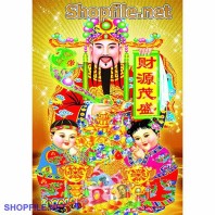 Vector hình ông thần tài đứa con nít