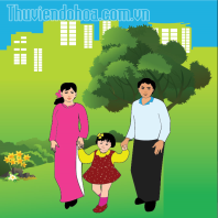 Vector nuôi dạy con ngoan