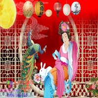 Chị Hằng nga rước đèn trăng rằm