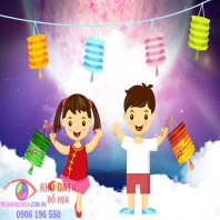 Chị Hằng nga rước đèn trăng rằm