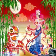 Chị Hằng nga rước đèn trăng rằm