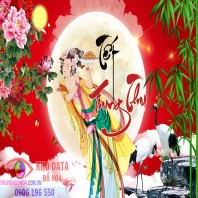 Vector múa lân múa rồng trung thu