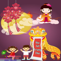 Vector trăng rằm trung thu