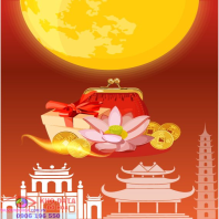 Vector trăng rằm trung thu