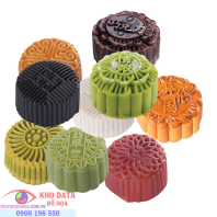 Vector bánh trung thu trăng rằm