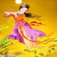 Psd chị hằng trăng rằm ngày trung thu