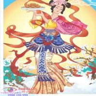 Vector hình nền vui tết trung thu