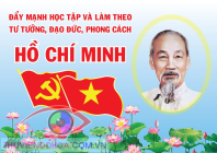 Tranh cổ động Bác Hồ
