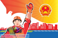 Tranh cổ động ngày quốc khánh