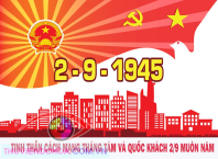 Tranh cổ động ngày quốc khánh