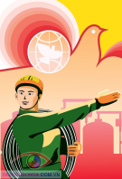 Tranh cổ động quốc tế lao động