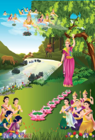 Banner Vườn Lâm Tỳ Ni Mừng Phật Đản