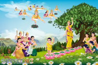 Vector vườn lâm tỳ ni