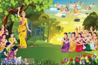 Vector vườn lâm tỳ ni