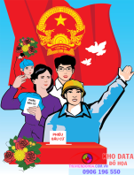 Vector Tranh cổ động tuyên truyền