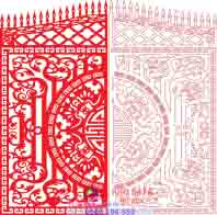 File dxf CNC Plasma cửa cổng