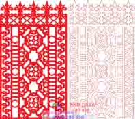 Vector  Dxf CNC cổng