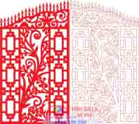 File dxf, Ai CNC cửa cổng mới nhất