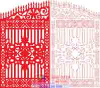 File dxf CNC Plasma  cổng