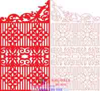 file dxf CNC Plasma cửa cổng