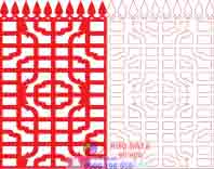 Vector  Dxf CNC cổng