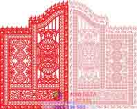 file cdr.dxf,ai Plasma cửa cổng