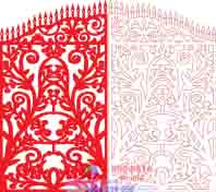 File CNC dxf Plasma cửa cổng