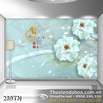 Tranh giả ngọc hoa đá