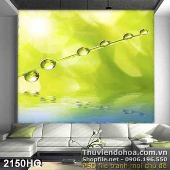 Tranh hoa lá trang trí nghệ thuật