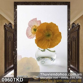 Tranh bình hoa nghệ thuật