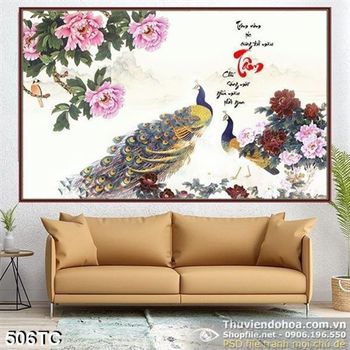 Tranh chim công tâm ý nghĩa