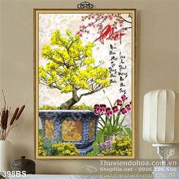 Chậu bonsai hoa mai phát tài phati lộc