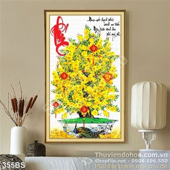 Chậu bonsai hoa mai chữ phúc đón xuân 2020