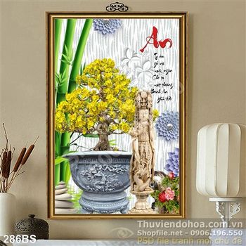 Chậu bonsai hoa mai ngày tết bình an