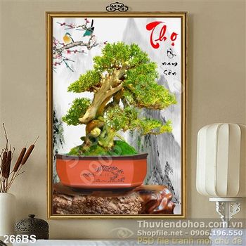 Chậu bonsai decor wall nghệ thuật