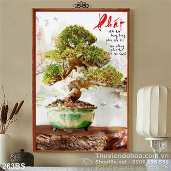 Chậu bonsai nhật bản đẹp chữ phát