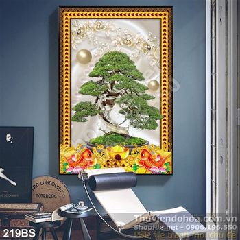 Chậu bonsai khổ dọc cá chép