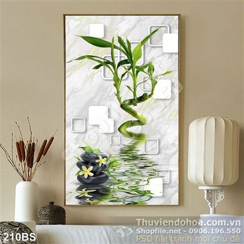 Tranh lụa 3d đẹp ấn tượng