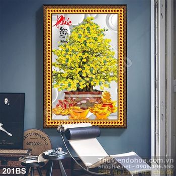 Chậu bonsai hoa mai và những cụng vàng