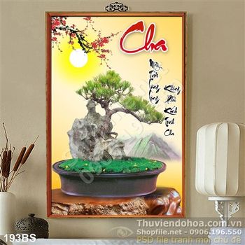 Chậu bonsai hoa đào bình hoa ly