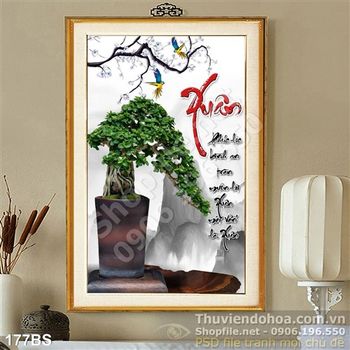 Chậu bonsai ngày xuân đẹp ấn tượng