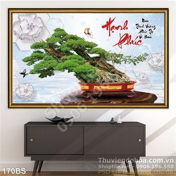 Chậu bonsai cổ lâu năm hạnh phúc