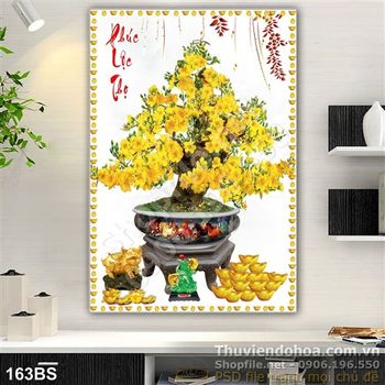 Chậu bonsai gốc mai phúc lộc thọ