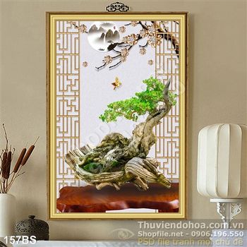 Chậu bonsai gốc cây ấn tượng