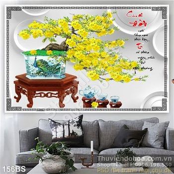 Chậu bonsai hoa mai năm mới 2020